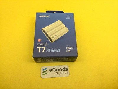 MU-PE2T0K Samsung 2TB Portable SSD T7 Shield USB 3.2 Gen 2 External Storage F/S