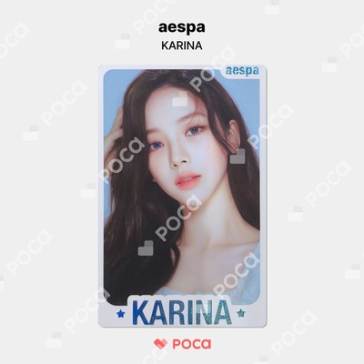 [aespa KARINA] MY WORLD TRADING CARD SET C Fotokarte