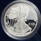 2006-W American Silver Eagle PROOF 1 Oz Silver - Coin & Box & COA