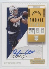 2018 Panini Contenders Rookie Ticket Stubs 12/84 Dylan Cantrell #188 Auto 7i2