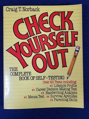 Complete Book Of Self Testing - Mensa Nutrition Personality Etc Check Yourself 
