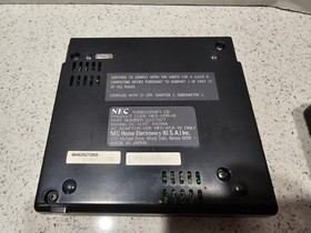 Turbo Grafx 16, Docking Base, CD Rom Drive Plus Games, Controller, System Card