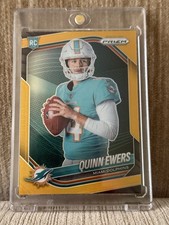 2025 Panini Prizm Football #425 Quinn Ewers Gold Variation /10 Rookie RC SSP