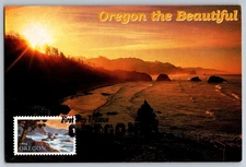 #4376 Oregon Statehood FDC Maxi Card