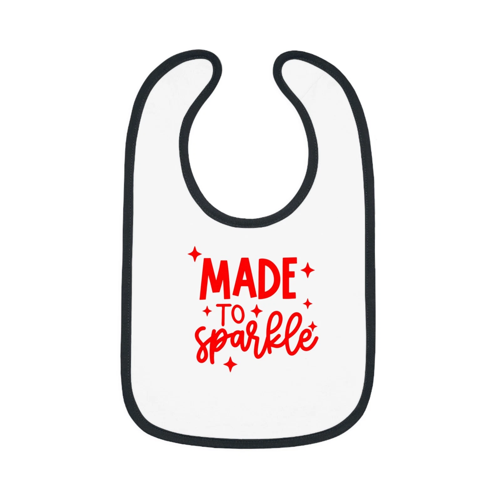 Sparkling Baby Bib, Made to Sparkle Baby Bib, Cute Baby Shower Gift, [...]