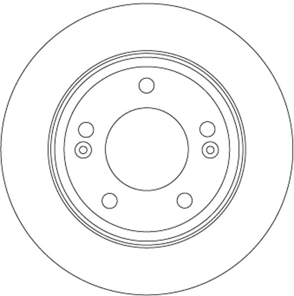 2X TRW Bremsscheibe DF6937 FüR ADA KIA AE Hyundai Niro Elantra Ioniq AD 6 I20 3-image