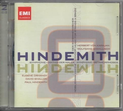 HINDEMITH Symphonies Der Schwanendreher etc EMI 2CD  NM