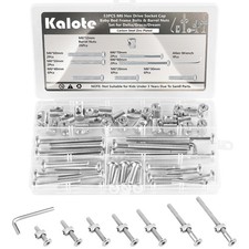 53PCS Crib Screws Hardware Replacement Kit, Baby Bed Frame 53Pcs-M6, Silver