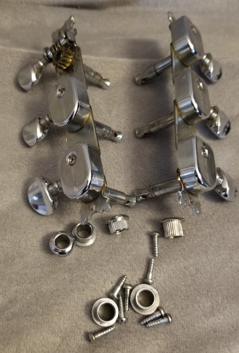 VTG Teisco Matsumoku Univox Epiphone Aria Greco Guitar Tuners hardware