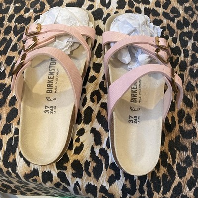 Womans Birkenstocks Pink 3 Straps New 37