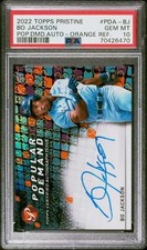 2022 Topps Pristine Orange Bo Jackson PSA 10 GEM MINT Auto 18/25 Royals