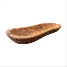 Mediterranean Olive Wood Bowl. Handcrafted, Authentic, Beautiful.