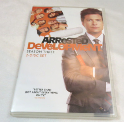 Arrested Development - Season Three - 2DVD Set Case-Jason Bateman - 2005 - 2006