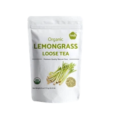 Organic Lemongrass Loose Tea Leave Cuts Lemon Grass  Green Herbal 4,8,16 oz FSH
