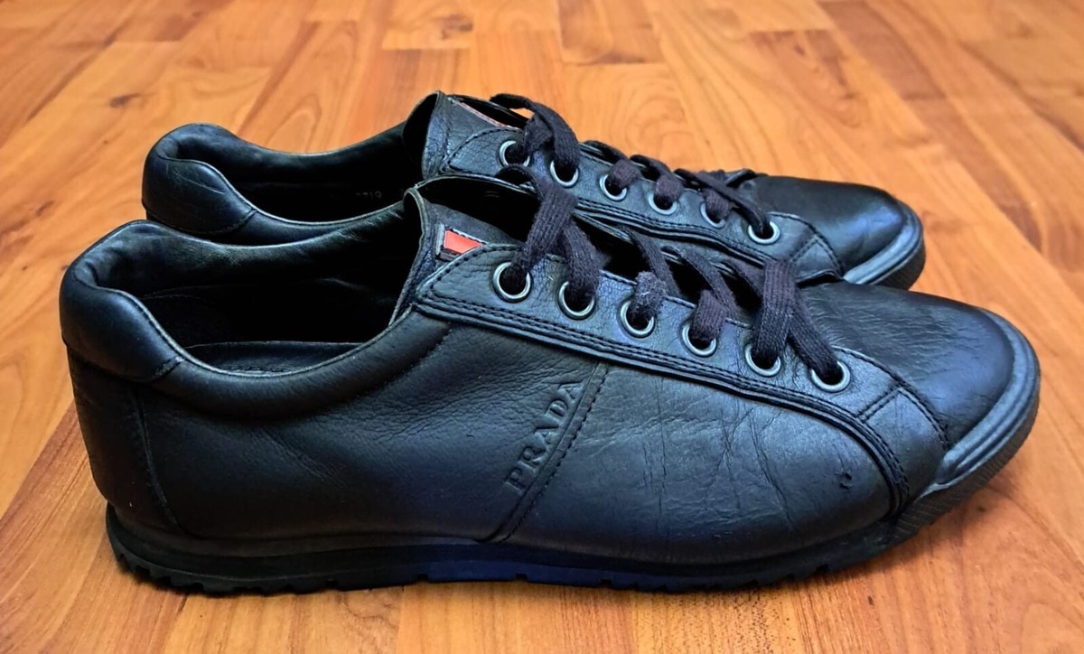 Men's Authentic Prada Shoes SZ US 8 UK 7 1/2 | eBay