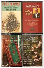Christmas Cassette Audio Tape Collection Lot Of 4 Various Artists 44 Tracks