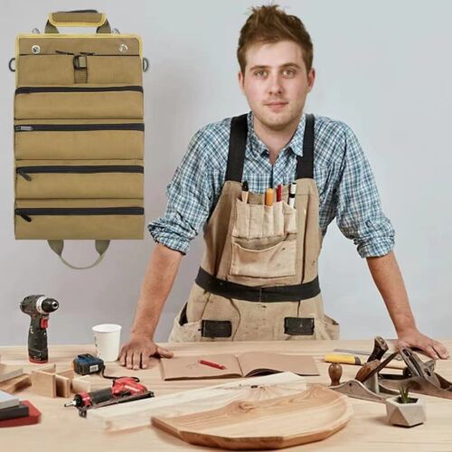 Schwerlast Roll Up Organizer mit 6 Werkzeugtaschen für Motorrad und LKW - Bild 2 von 5
