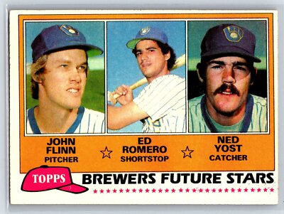1981 Topps #659 Future Stars Ned Yost Milwaukee Brewers RC