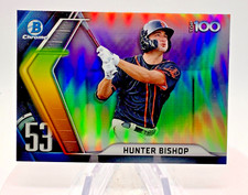 2022 Bowman - Chrome Bowman Scouts Top 100 #BTP-53 Hunter Bishop (RC)