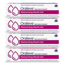 Oralieve Dry Mouth Relief Moisturising Gel 50ml - Pack of 4