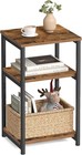 Side Table, Small End Table, Tall Nightstand for Living Room, Bedroom, Office.
