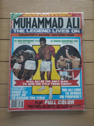 Muhammad Ali The Legend Lives On Collectors Souvenir Special Issue w Poster 1978 - 画像6/6