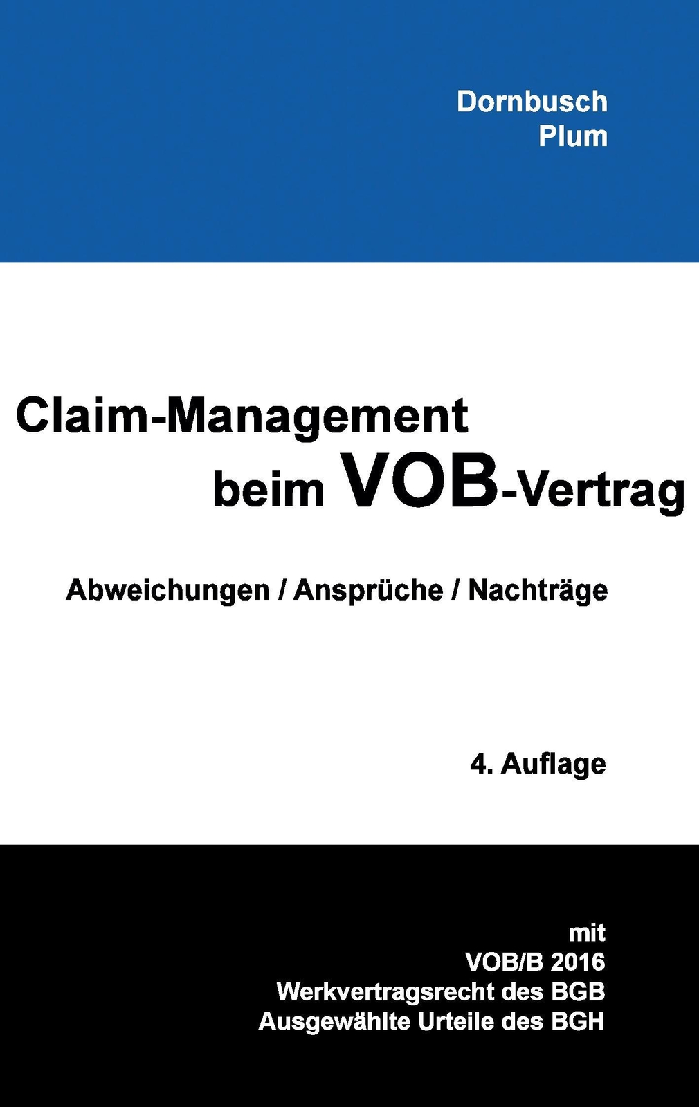 Thumbnail - Claim-management Beim Vob-vertrag Johannes Dornbusch