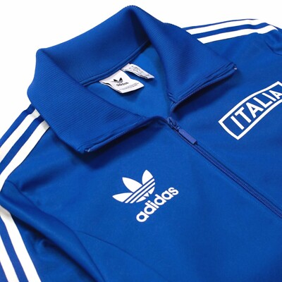 adidas Originals Beckenbauer Team ITALY Blue Retro Classic Track