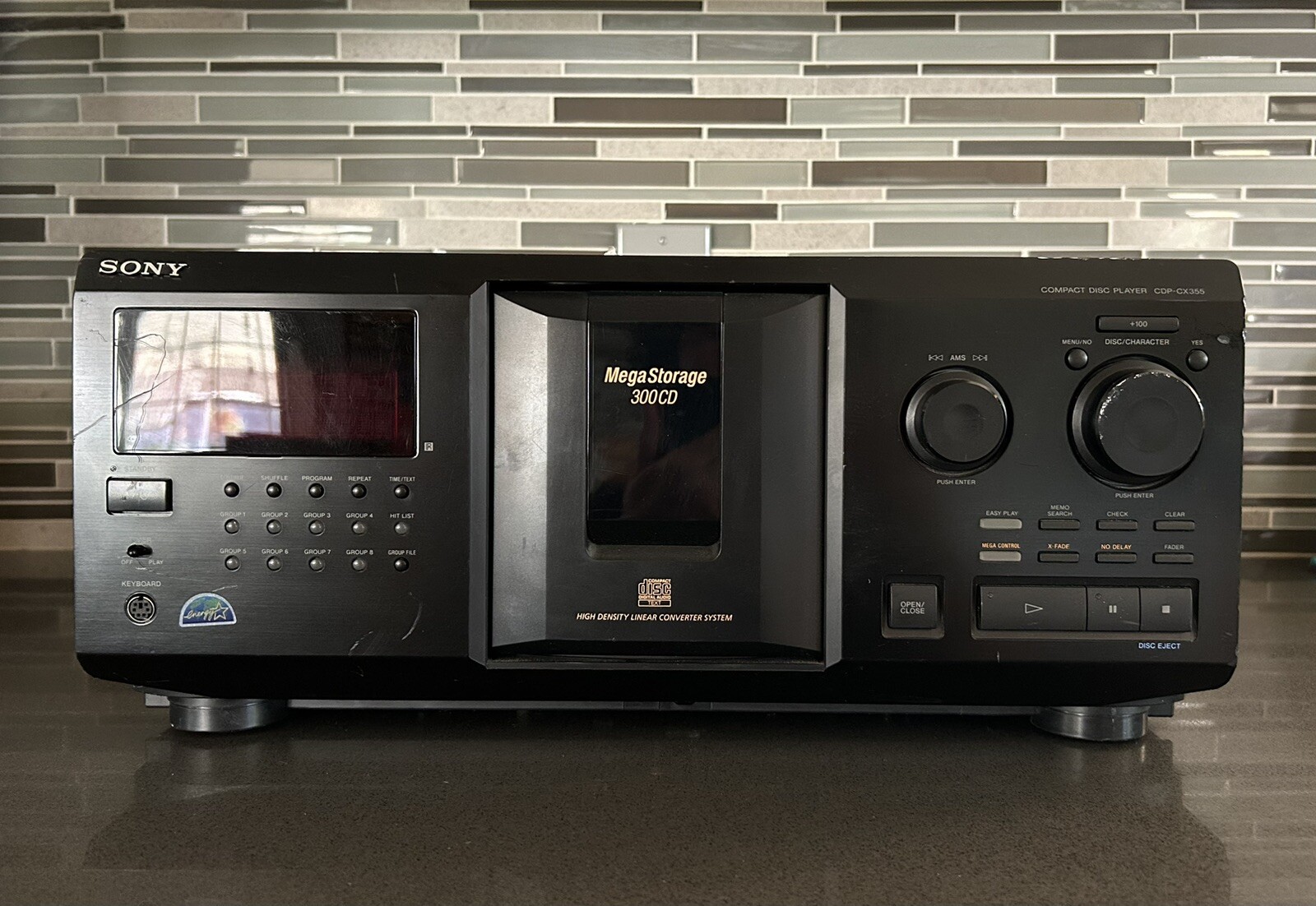 Sony CDPCX355 MegaStorage 300CD Changer Player TABLE ERROR PARTS