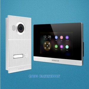Magasin De Liquidation Homsecur 4 Fils Ahd Sonnette Intelligente Video Audio Avec 1 3mp Silver Camera Vente En Gros Magasin D Usine Www Apot Co Th