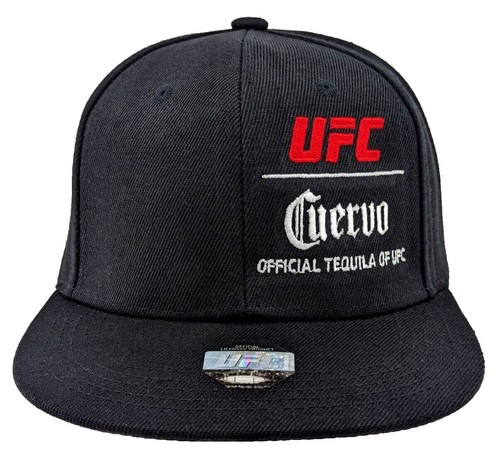 UFC Octagon Embroidered Logo Fitted Hat Cap 7 1/4- 7 5/8 Octagon UFC Embroidered Logo Snapback Cap Hat Black  main image 2