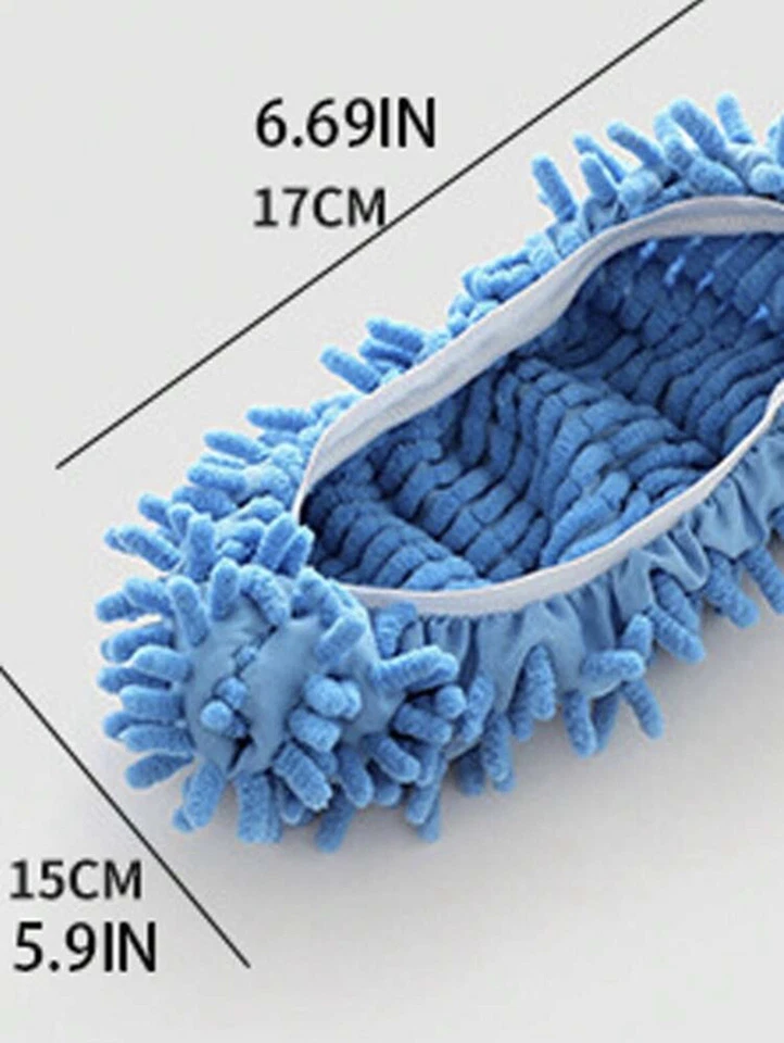 Zapatillas fregona de 10 piezas. 5 pares. Limpieza rápida mientras trapea con zapatillas de fregona. Foto 2 de 4