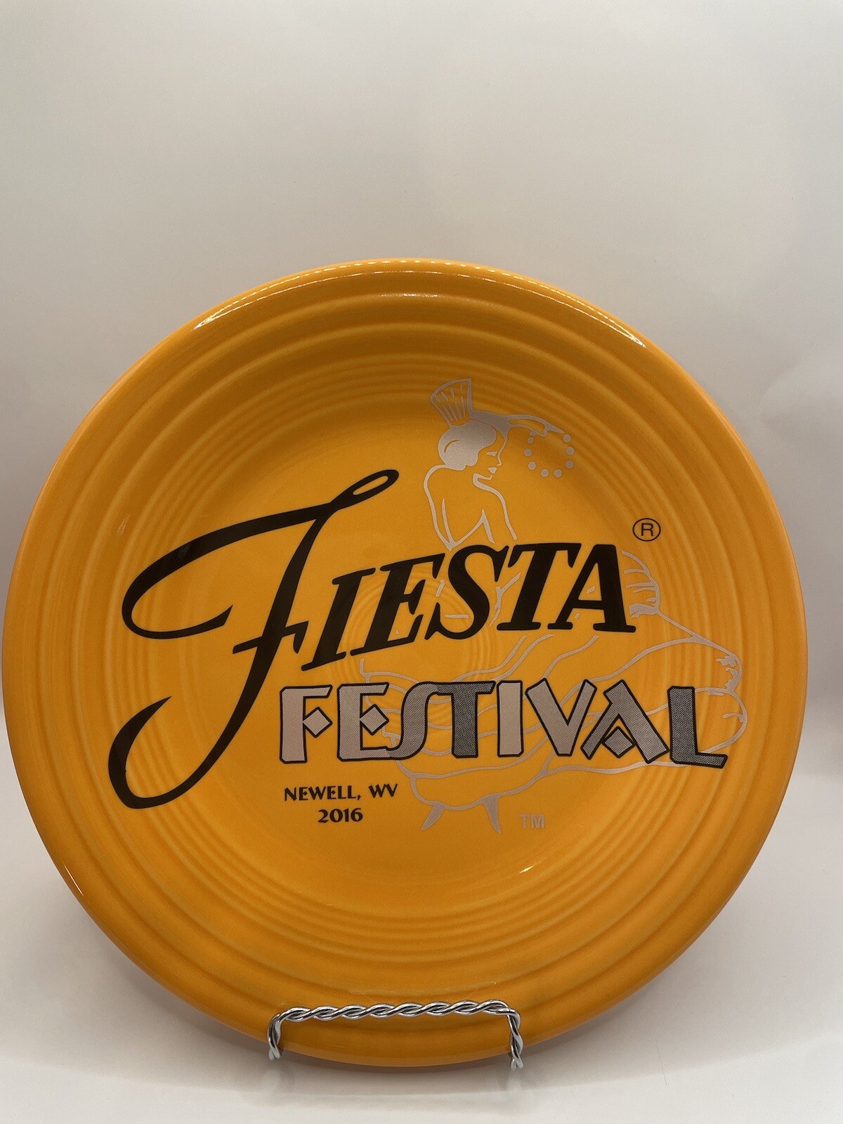 Fiesta Tangerine Festival Plate HLC Orange Fiestaware eBay