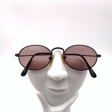 Vintage 500 Black Metal Oval Sunglasses FRAMES ONLY Hong Kong