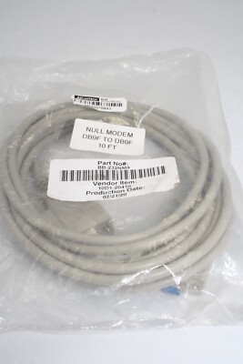 Advantech BB-232NM9 RS-232 Serielles Nullmodemkabel, DB9F/DB9F, 3,05 m (10 Fuß)