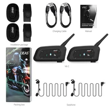 EJEAS V6C Football Referee Bluetooth Intercom 2Peo Wireless Bluetooth Headset 2X