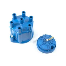 Blue Female Pro Series Distributor Cap & Rotor Kit for 6-Cylinder V6