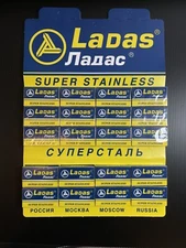 100 Ladas Raipra Super Stainless double edge Safety razor blades Made in Russia