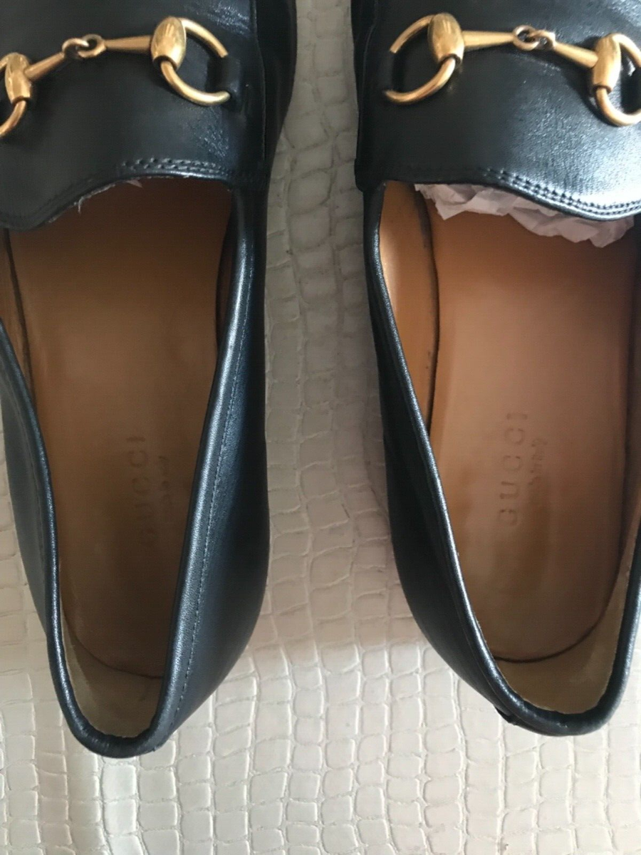 GUCCI JORDAAN MOCASSINI DONNA N. 36 italiano COLORE NERO IN