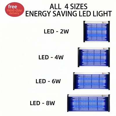 TIGA GLOBAL Industrial LED Bug Zapper Electric Insect Fly Killer Mosquito Lamp Pest Trap UV