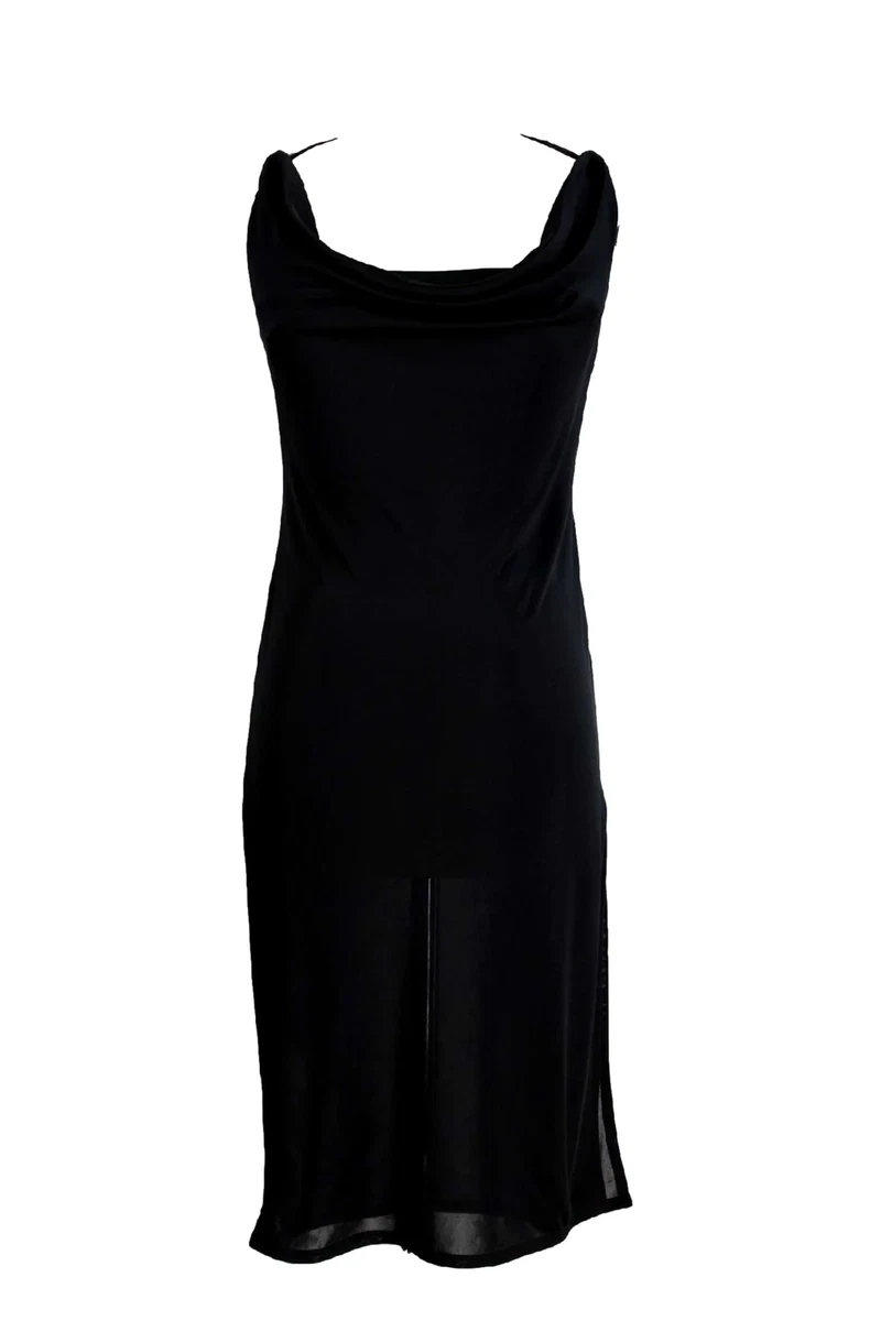 Richmond Evening Dress Long Clear Sequins Vintage Black | eBay