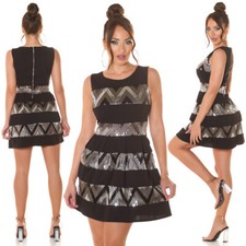 Koucla Dress Cocktail Party Mini Dress Evening Dress Sequins Milax-Fashion