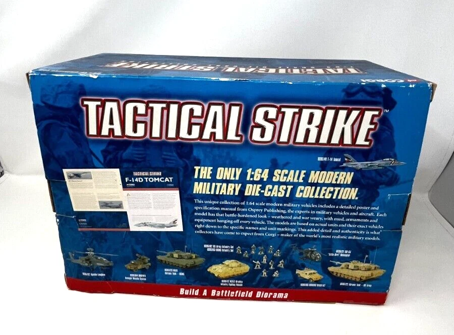 Corgi Tactical Strike 2003 Operation Iraqi Freedom BountyHunter F-140Tomcat 1:64 - Image 3 of 4