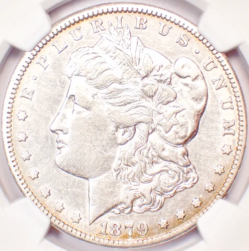 1879-CC Morgan Silver Dollar $1 Carson City Coin - Certified NGC XF40 (EF40)