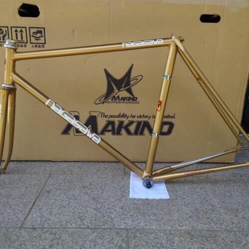NAGASAWA Road Bike NJS Frame/ Fork set Vintage Classic Keirin From Japan - Picture 1 of 8