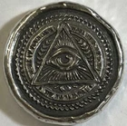 1 Troy OZ MK BarZ "The Awakening" STAMPED/REVERSED POURED Round .999 FINE SILVER