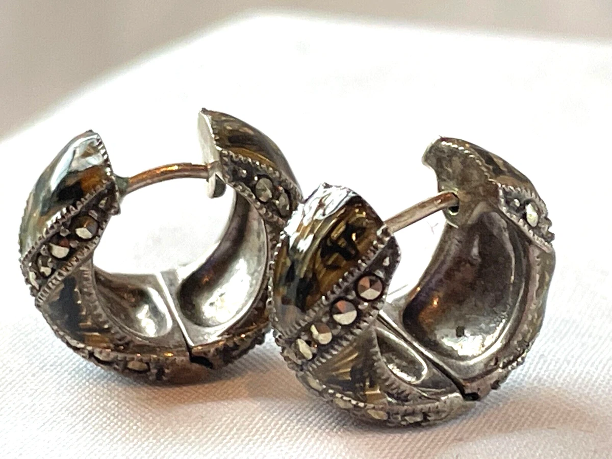 Judith jack shop hoop earrings