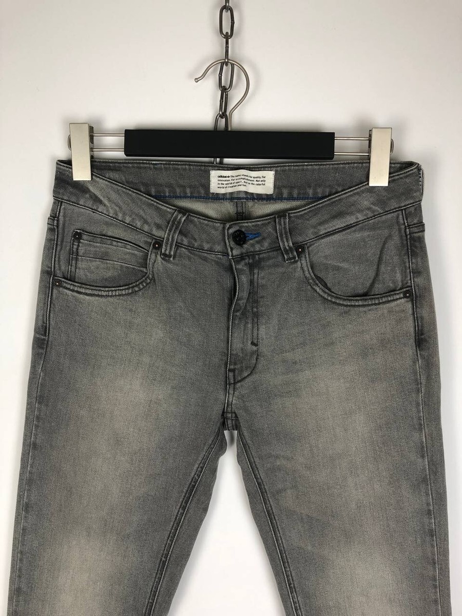 Adidas Originals Denim Jeans Pants Gray size 29x32 | eBay