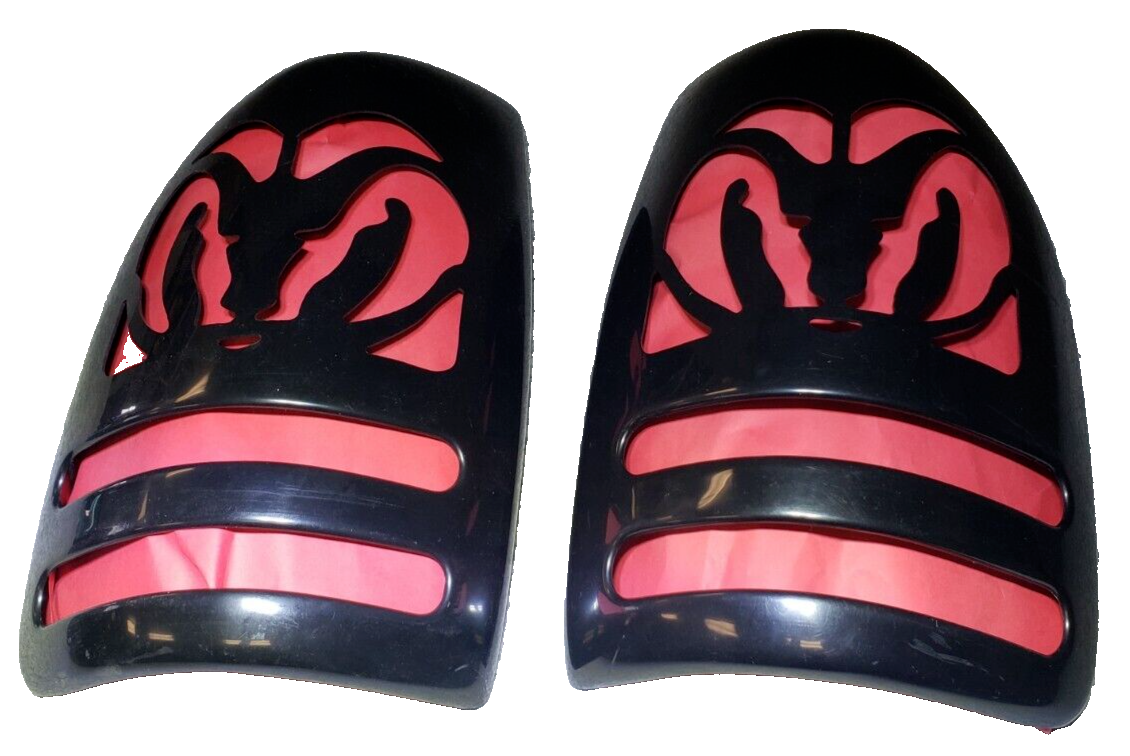 V-Tech Covers Black Tail Light Covers for Dodge Dakota 97-03