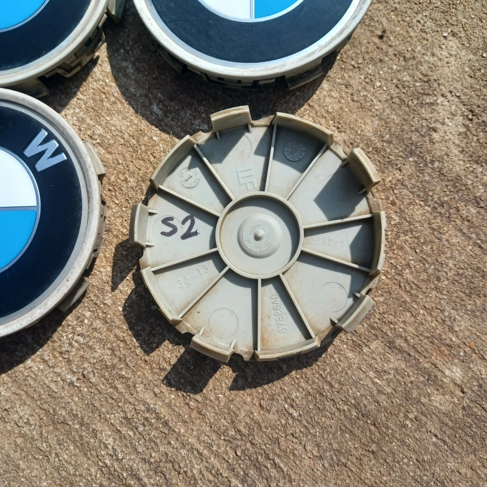 BMW 328 535 325 530 525 Juego de 4 tapas centrales, 1993-2004 parte # 1 095 361, 36-13 2 Foto 3 de 3